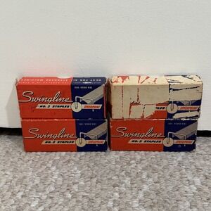 Lot of 4 Vintage Swingline No.3 Speedpoint Staples 100% Roundwire 5000 count